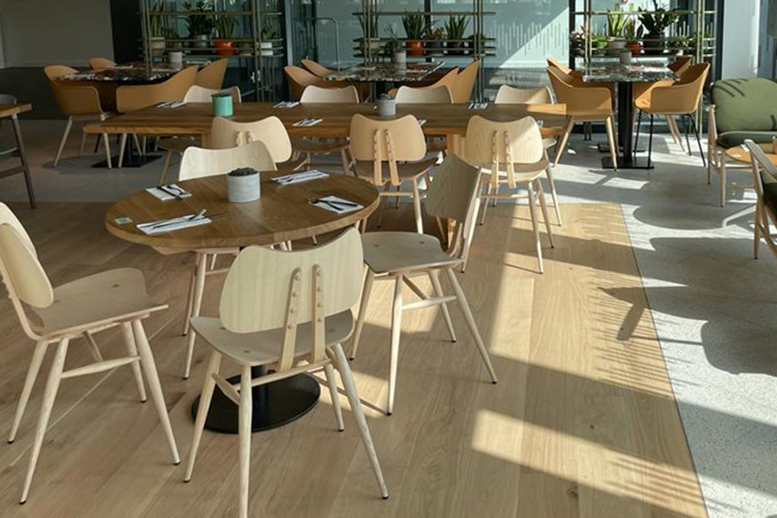 Butterfly chairs at Warwick Arts Centre