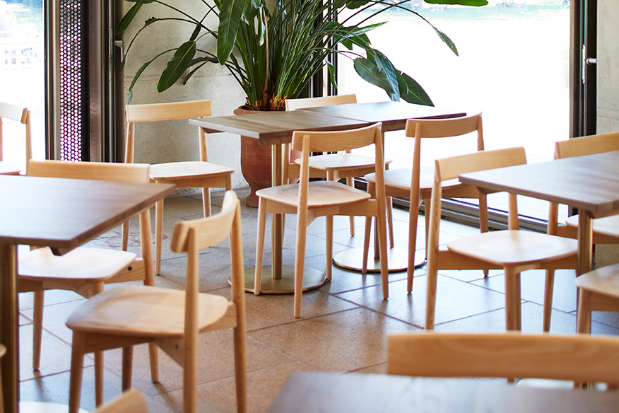 Lara chairs in Ash at Collici Chiswick